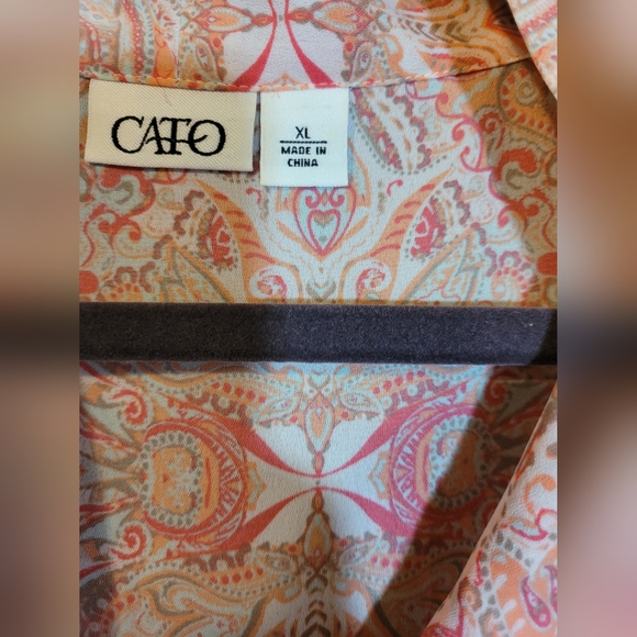 Spring colored long top - Picture 2 of 6